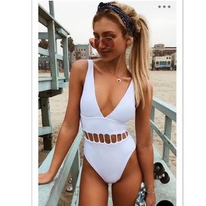 NWT Cupshe Believe In Yourself One Piece Bathing